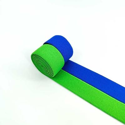 China 2 Inch Spandex Polyester Material Belt Jacquard Elastic Hair Band Elastic Bias Tape for sale