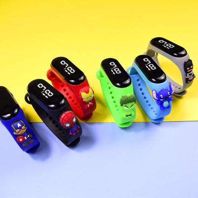 China Wholesale Silicone Kids Day/Date Kids Watches For Boy Girls LED Digital Watch White Light LED Wristband Waterproof Kids Sports Watch for sale