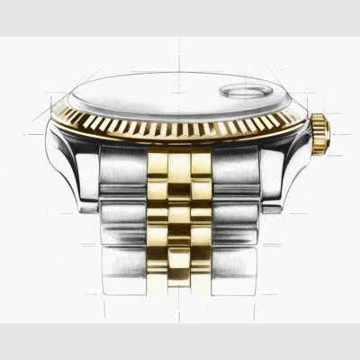 China Fashion Luxury High Quality Mens Watch 41mm R Stainless Steel 904L Stainless Steel Strap Sapphire Glass Movement for sale