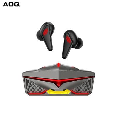 China Professional Sports Gamer Earbuds TWS Wireless In-Ear Gaming Headset Waterproof RGB Headset Earphone With MIC For Mobile Phone for sale