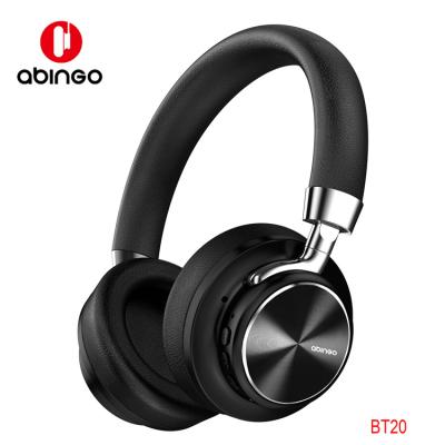 China Abingo Wireless Stereo Headphones Headband Over Ear Bass Headset With Deep Microphone BT20 for sale