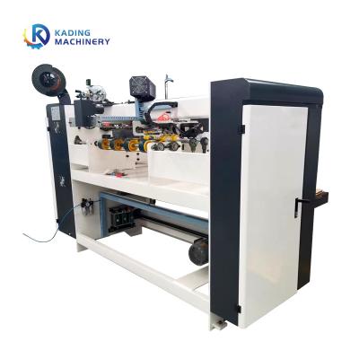 China Single Piece Corrugated Box Stitching Machine With PLC Computerized Control Of Manual Feeding for sale