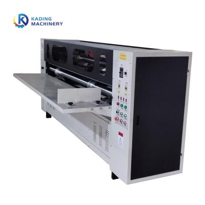 China Manual Feeding Slitter Scorer Machine Electric Adjustment Of 8 Shrafts for sale