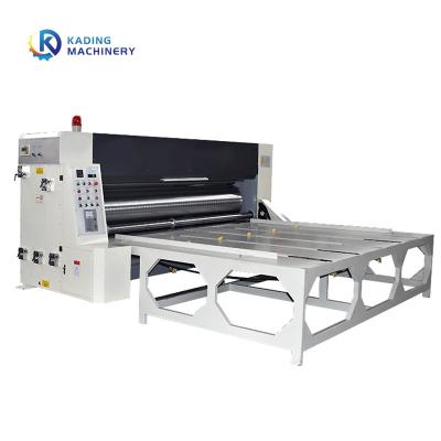 China Semi Auto 2.4m Carton Printing Machine For Corrugated Paperboard Flexographic Printing for sale