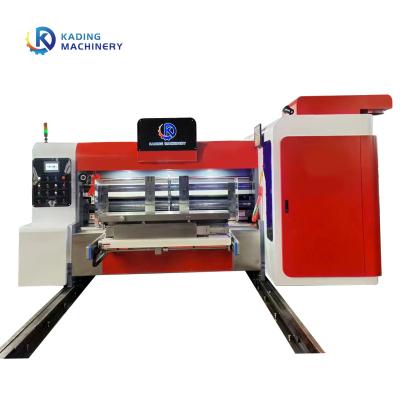 China Pizza Box Making Corrugated Box Printing Machine Of Servo Motor Feeding for sale