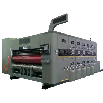 China Flexographic Printing Corrugated Box Printing Machine Of 4 Colors Printer for sale