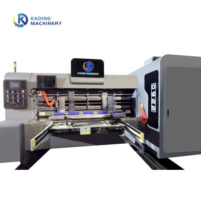 China Multi Colours Carton Box Printing Machine Rotary Die Cutting For Making Pizza Box for sale