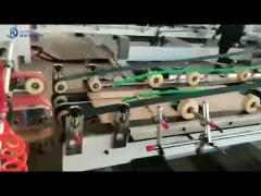 Corrugated Cardboard Automatic Folder Gluing Machine Carton Gluing Machine