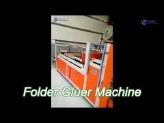 60pcs/min corrugated folder gluer machine semi automatic for corrugated cardboard box