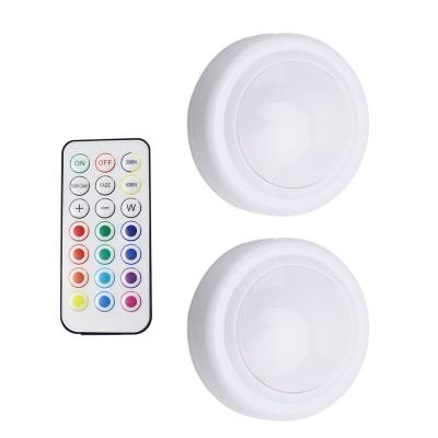 China 2023 new minimalist RGB light led DIY circular remote control creative decorative wall light led night light for sale