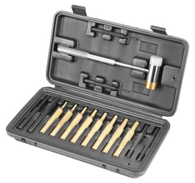 China Safty's High Quality Hammer and Pin Punch Set with Brass and Explosion-proof Plastic Pin Punch in Blow Case Gfgd for sale