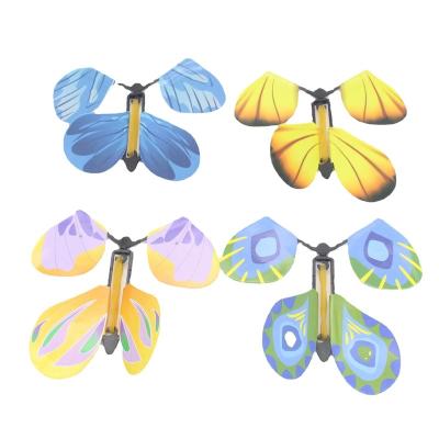 China Relieve Stress Children's Toys Shape Lovely Plastic Butterfly Customized Toy For Kids Magic Butterfly Flying Butterfly for sale