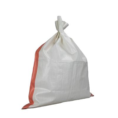 China Factory Wholesale Popular Recyclable Africa Red Stripe PP Woven To Return Empty Bags Suppliers Bags for sale