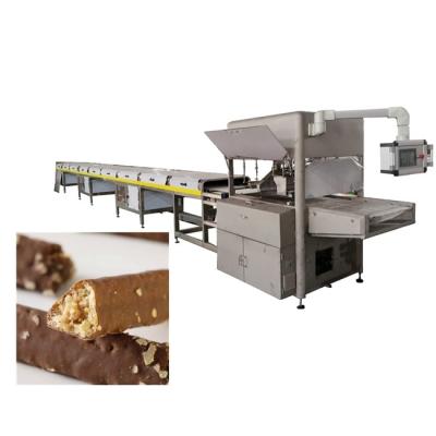 China 500 Kg/u Zuiver Chocolade het Hullen Materiaal met Twee Pompen 1200mm Breedte Te koop