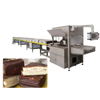 China 400kg/H 3 de Lijn van de de Chocoladedeklaag van Temperatuurstreken voor Zuivere Chocolade Te koop