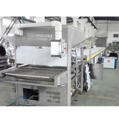 China PLC Controle Zuivere Chocolade die Machine met Buistype Ruilmiddel hullen Te koop