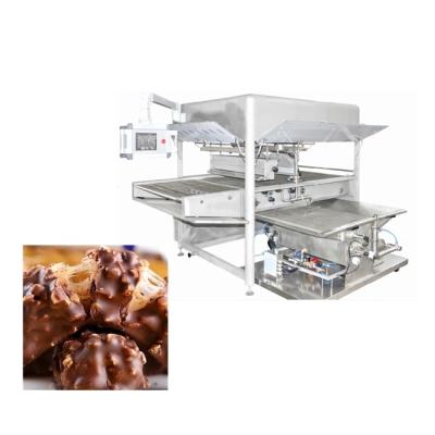 China De Machine van de de Chocoladedeklaag van ISO 500kg/H 1200mm voor wafeltjes Te koop