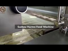 Chocolate enrobing machine