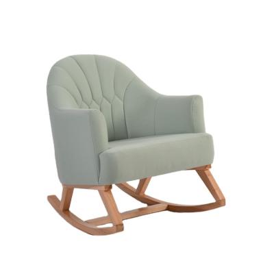 China Modern Europe Style Luxury Rocking Chair Relax In Modern Living Room Furniture With Solid Wood Frame for sale