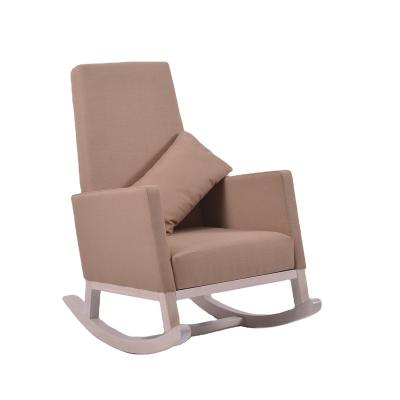 China New Model Comfortable Breast Leisure Wooden Solid Wood Feeding Rocking Chair for sale