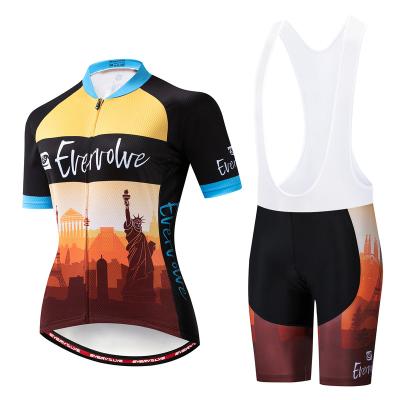 China New Summer Cycling Jersey Women's Breathable Sports Cycling Jersey Abbreviations Outdoor Use for sale