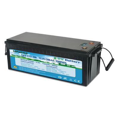 China 200AH deep cycle battery 12v 300ah blue carbon lifepo4 lithium battery for sale