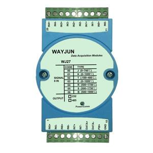 China WAYJUN Achtkanal-Thermokoppelsignalgewinnung,blaue Isolationskonvertierung nach DIN35 zu verkaufen
