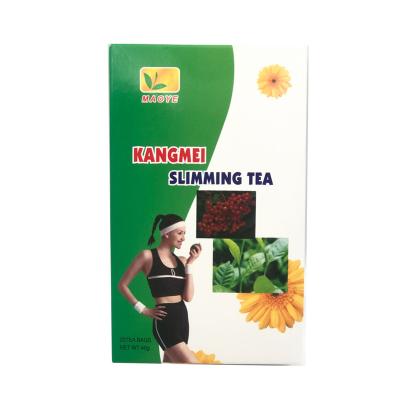 China 2022 Hot Selling Healthy Kangmei Tea Bags Slimming Tea Weight Loss Short Term Rapid Green Tea for sale