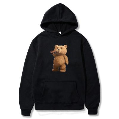 China Casual Sweatshirts Kpop Streetwear Women's Oversized Hoodie Sweatshirt Anti-pilling Bear Hoodies Men for sale