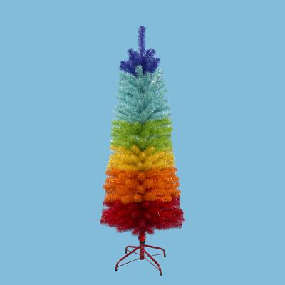 China Wholesale High Quality Durable 150cm Artificial Christmas Tree, Rainbow Christmas Tree for sale