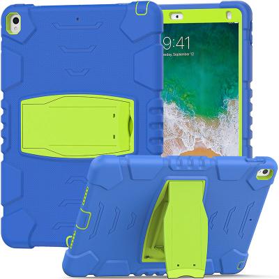 China Shockproof Waterproof Dustproof Silicone Cover and Hard PC Hybrid Defender Case for iPad Air 3 10.5 inch with Kickstand for sale