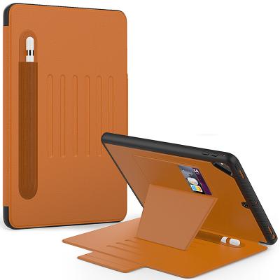 China Anti-knock New Arrivals High Quality Leather Case Cover For iPad 9.7 /2017 2018 With Pencil Holder for sale