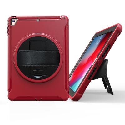 China 360 Inch Universal 9.7 Case Dropproof Foldable Kickstan Hybrid PC Strap TPU Waterproof Shockproof Rotating Hand Tablet Case For iPad Pro 9.7 Inch Case for sale