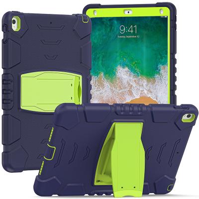 China Popular 3 In 1 Protective Design Air 3 10.5 Tablet Case For iPad Pro 10.5 Inch Kids Hard Cover Thick Silicone Shockproof Foldable Stand for sale