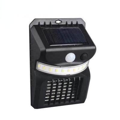 China Waterproof + PIR Motion Sensor Solar Killer Lamp Mosquito Insect Zapper Light LED Electric Shock Outdoor Waterproof Mosquito Trap Lamp for Lawn Garden Yard for sale