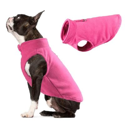 China Wholesale Breathable Warm Reflective Soft Large Pet Clothes Jacket Dog Vest Dog Winter Fleece Coat for sale