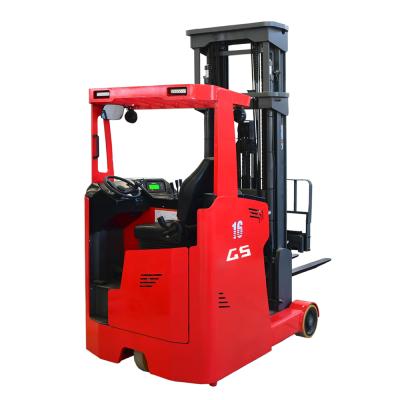 China Hotels Germany ZF Transmission 2t / 12m 12.5 Triple Masts Reach Electric Trucks for sale