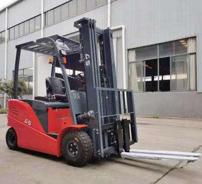 China Hotels Industrial Equipment 2.5ton 3ton Electric Forklift With Rolls Clamp for sale