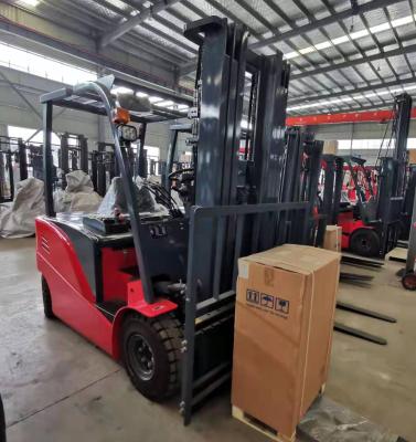 China Hotels 3ton Electric Forklift With Triple Lift Height 5m With Hoppecke Hawker Optional Battery for sale