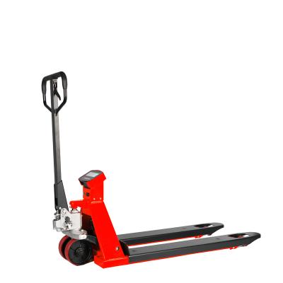 China Hotels 2000kg Hand Pallet Truck With Scale for sale