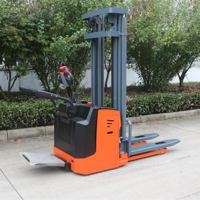 China Hotels AC Motor Electric Pallet Stacker 2ton With Durable PU Wheels for sale