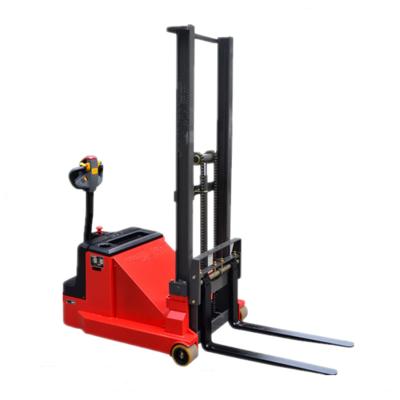 China Hotels 900kg 10ft Low Noise Electric Counterweight Stacker for sale