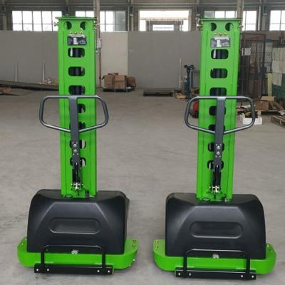 China Small Lightweight Hotels Electric Self Loading Outdoor Reach Pallet Stacker Fit For Van for sale