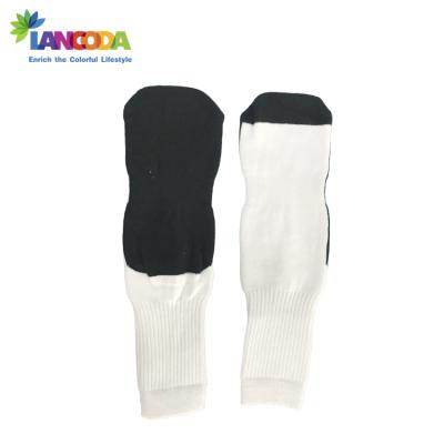 China Breathable Black White Dye Sublimation Black Heel Toe Socks for sale