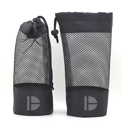 China Customize Your Own Design Lancoda Shin Guards Towel Blanket Packing Drawstring Mesh Bag for sale