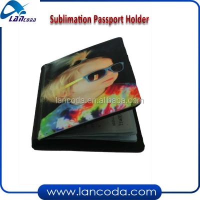 China Passport Blank Sublimation Leather Passport Book for sale