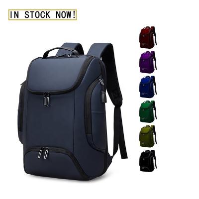 China Customized Men 15.6 Inch Smart Work Backpack Laptop Bag With USB Charging Port for sale