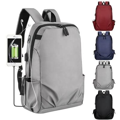 China OEM Logo Lightweight Travel Backpack Waterproof Anti Theft Laptop Bag With USB for sale