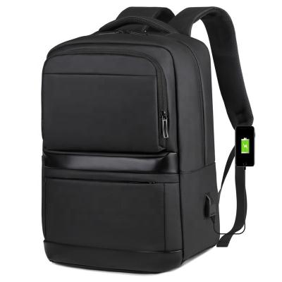 China Waterproof Oxford Business Work Laptop Backpack Anti Theft USB Charging Custom Logo for sale