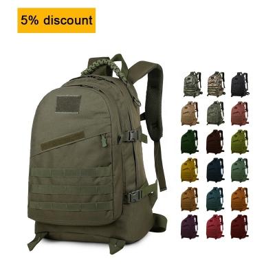 China OEM Logo Unisex Tactical Hiking Backpacks 45L Gym Bag Rucksack Multifunctional for sale